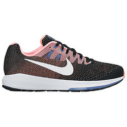 Nike Air Zoom Structured 20 Women's Running Shoes, Black/White/Lava Glow
